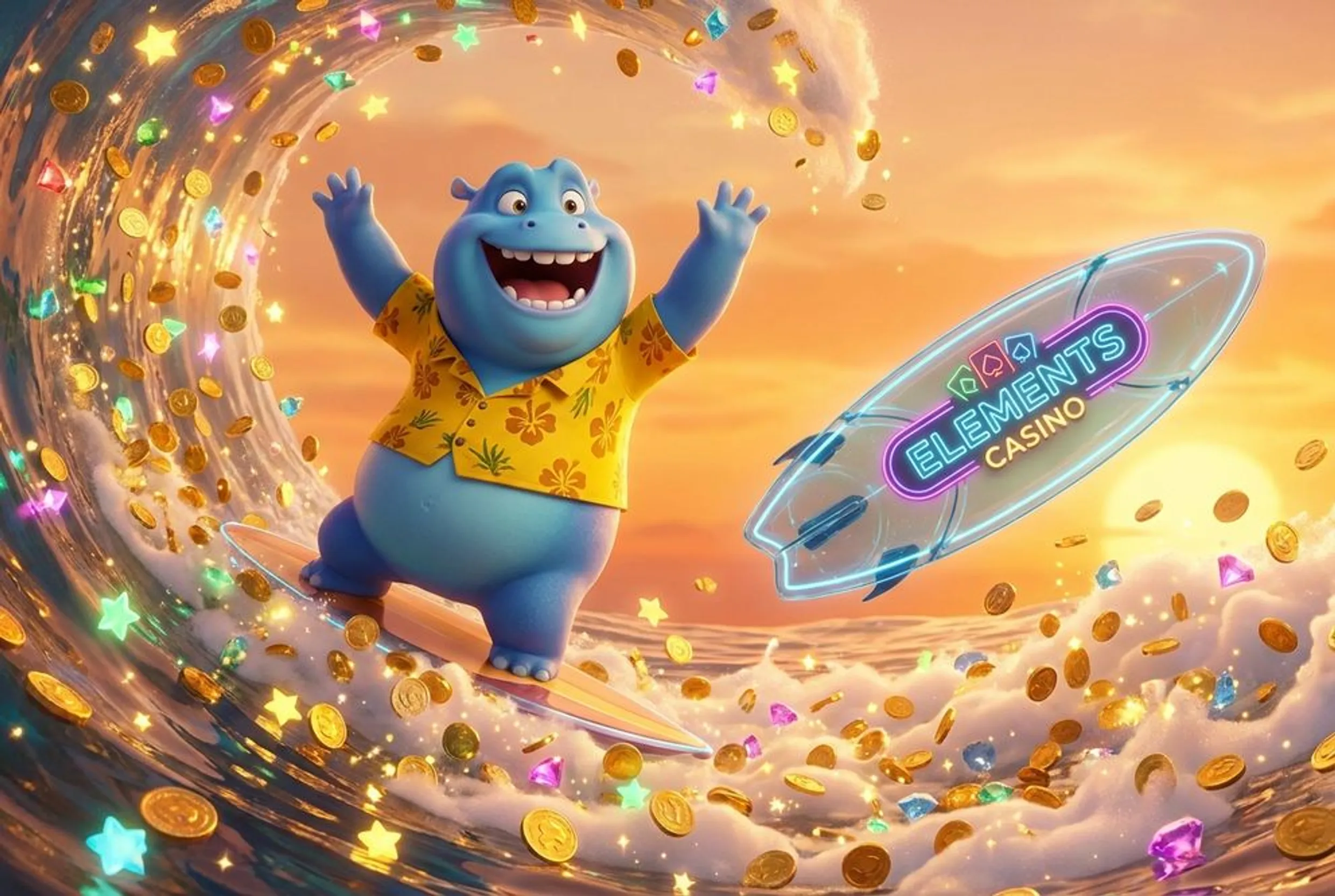 claim your bonus at Elements Casino